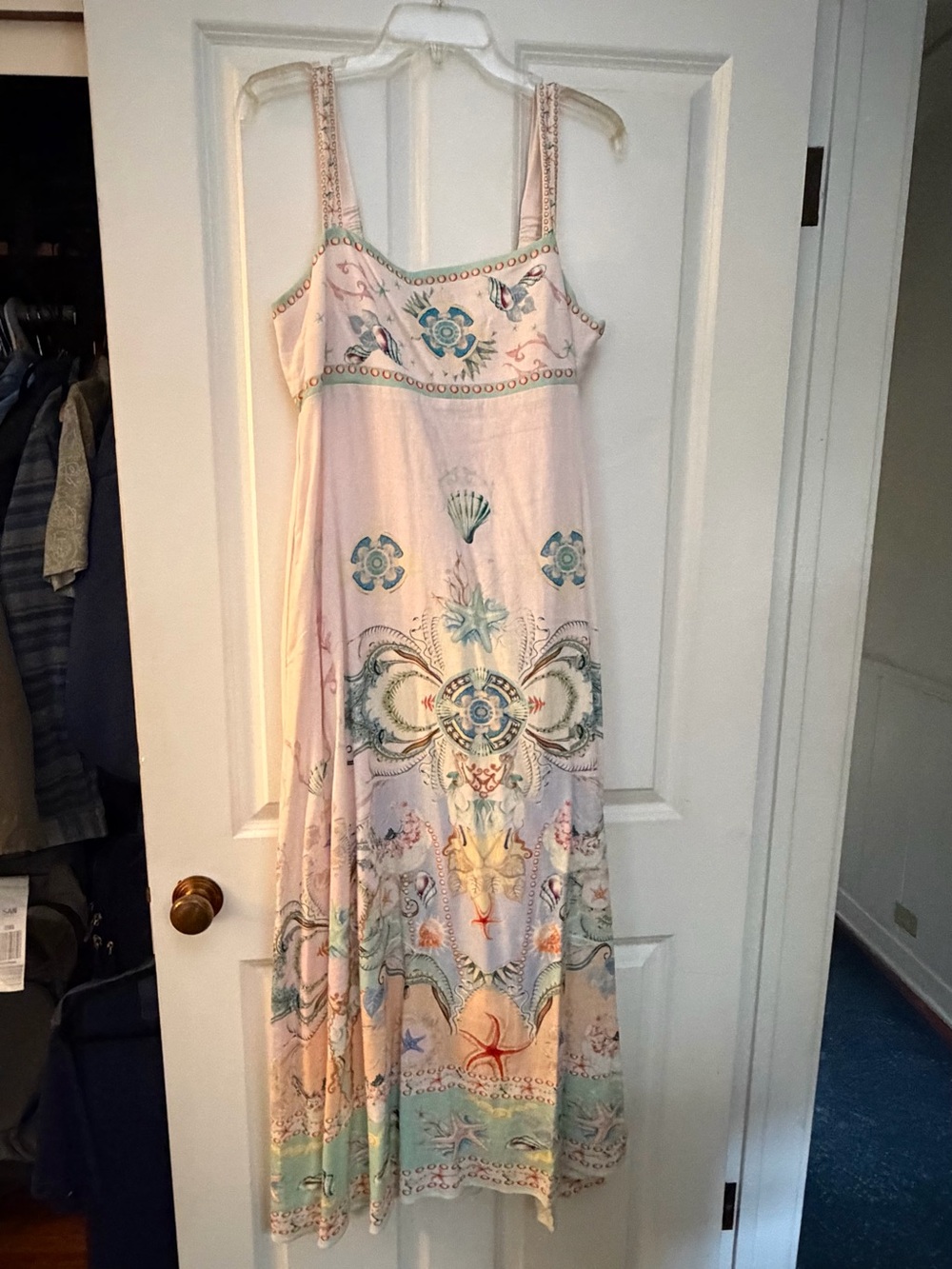 Christian Lacroix Blush Pink Smocked Dress